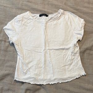 White Short Sleeve Top